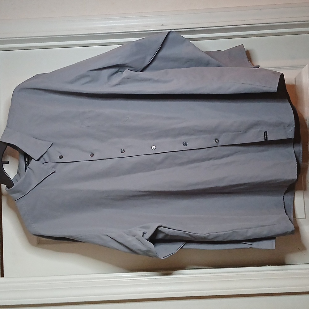 Murano Sueded Mens Longsleeve Button-down Shirt Size 4X‎